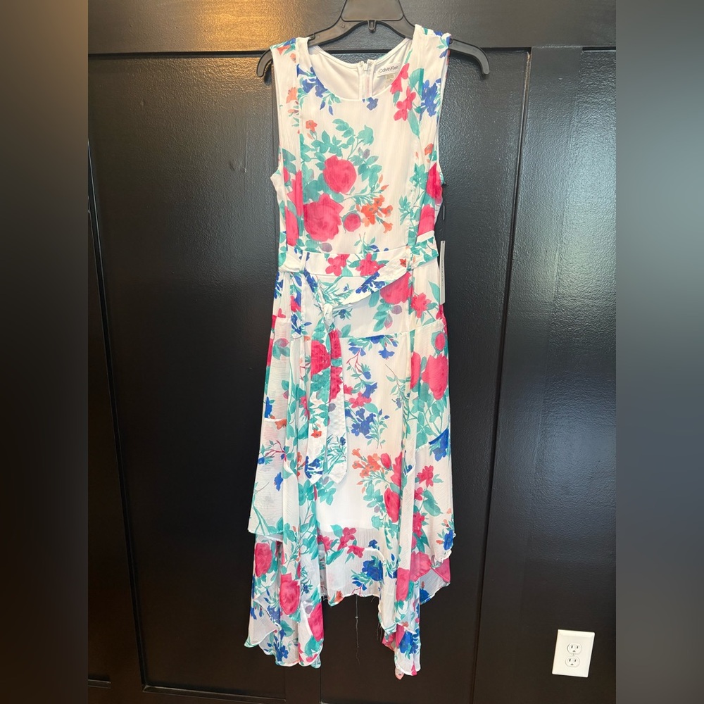 Calvin Klein Floral Sleeveless Dress
